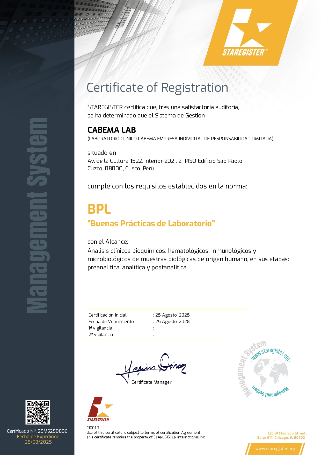 Certificado